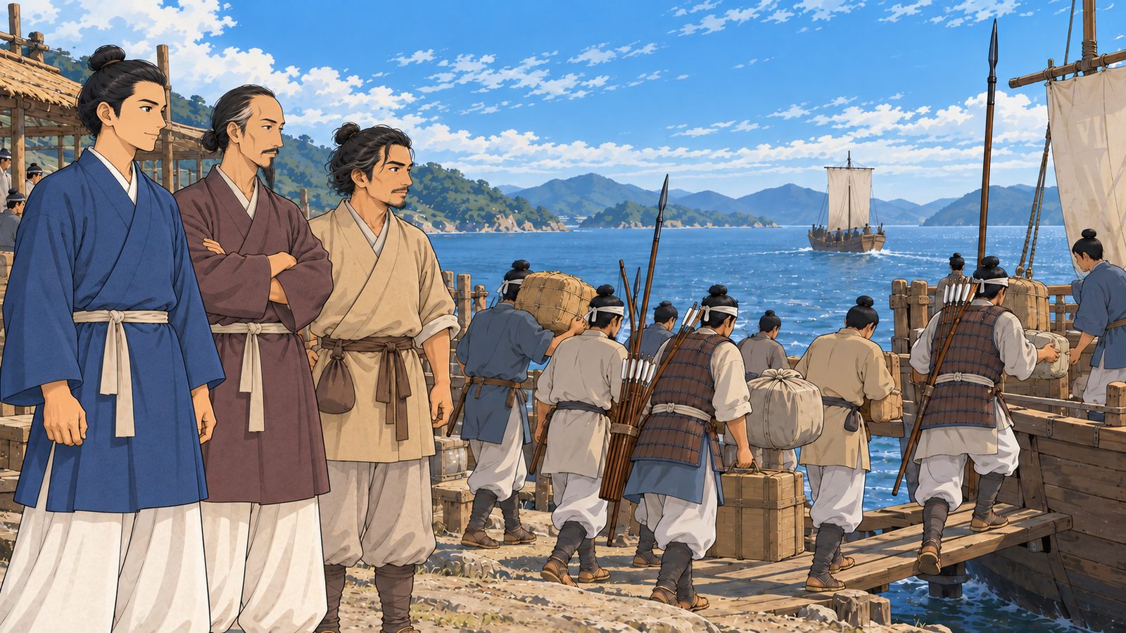 船が並ぶ港